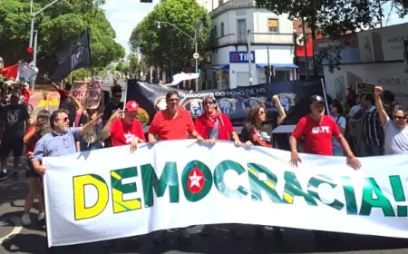 Carlos Bernardo participa em Campo Grande de ato contra anistia e ‘PEC da Blindagem’