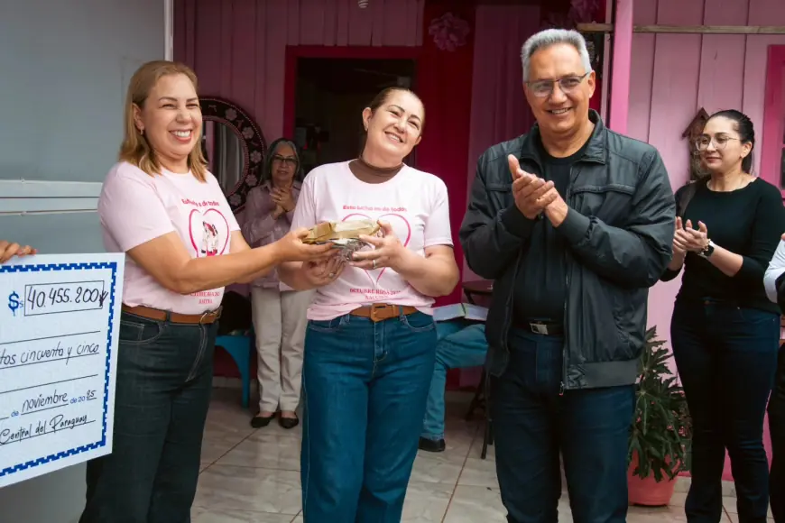 UCP de Pedro Juan doa mais de 30 mil reais a  Associação de Combate ao Câncer de Pedro Juan