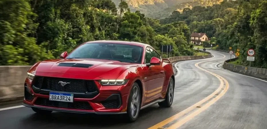 Ford convoca recall de Mustang 2024 a 2026 por falha em terminais elétricos