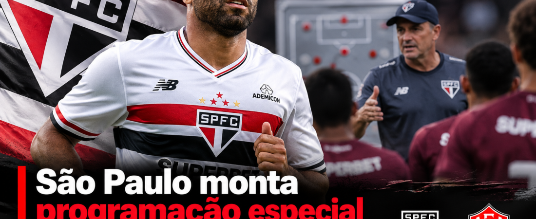 São Paulo monta programação especial e avalia retorno de Lucas Moura contra o Vitória